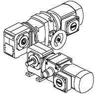 Stirnrad-Verstellgetriebemotor